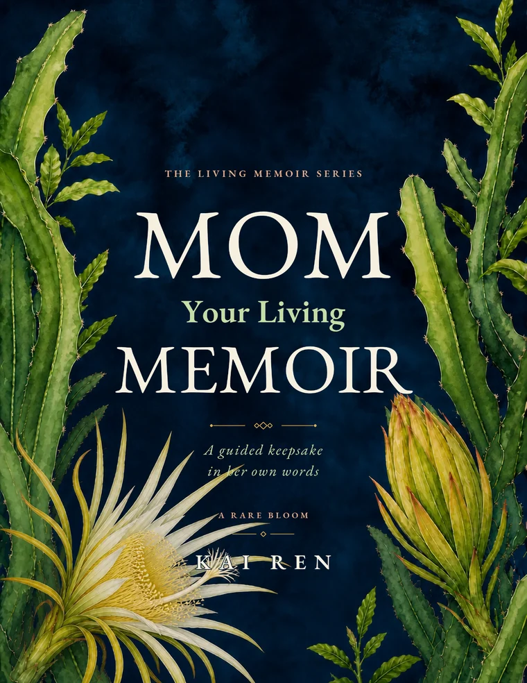 Mom, Your Living Memoir, A Rare Bloom cover