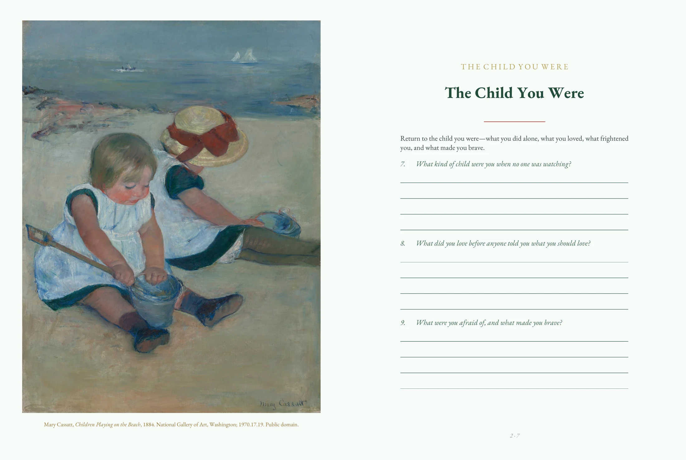 The Child You Were anthology spread