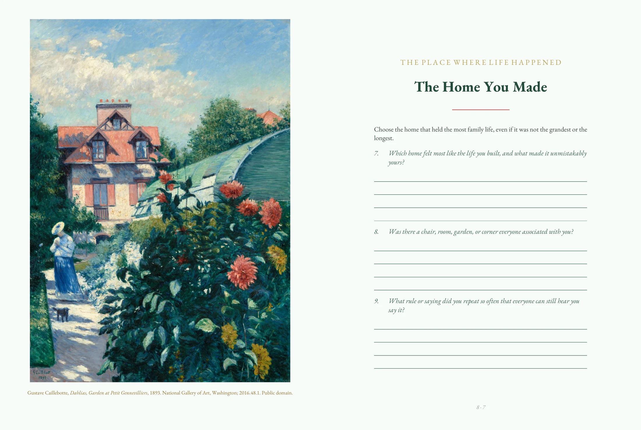 The Life You Built anthology spread
