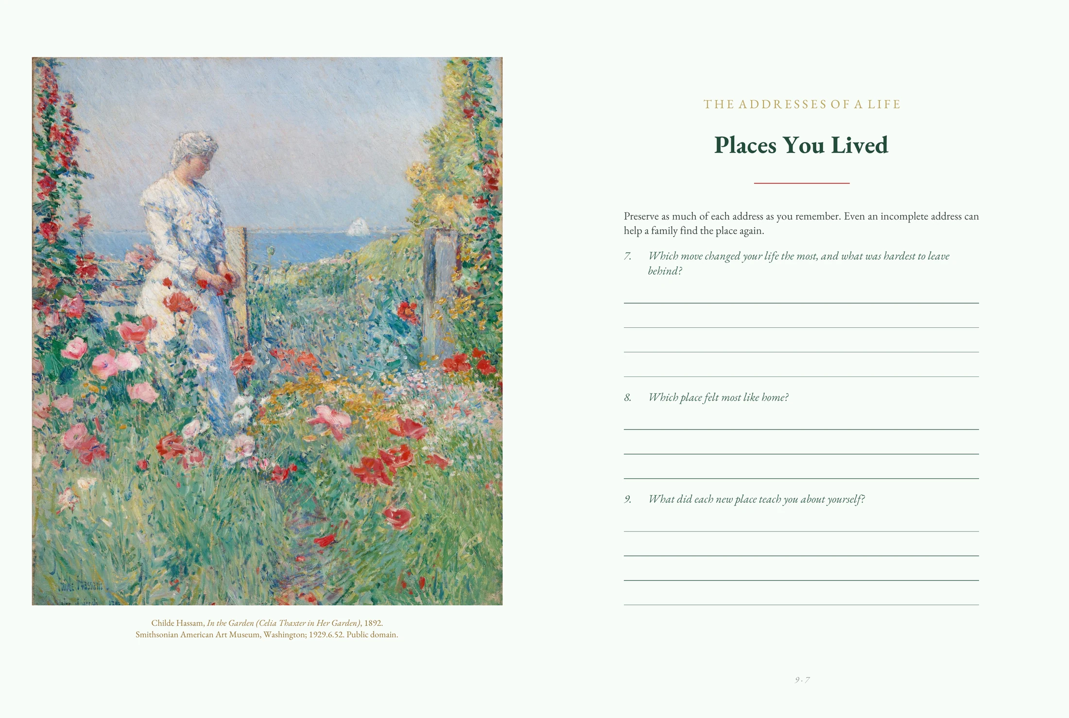 Your People and Places anthology spread
