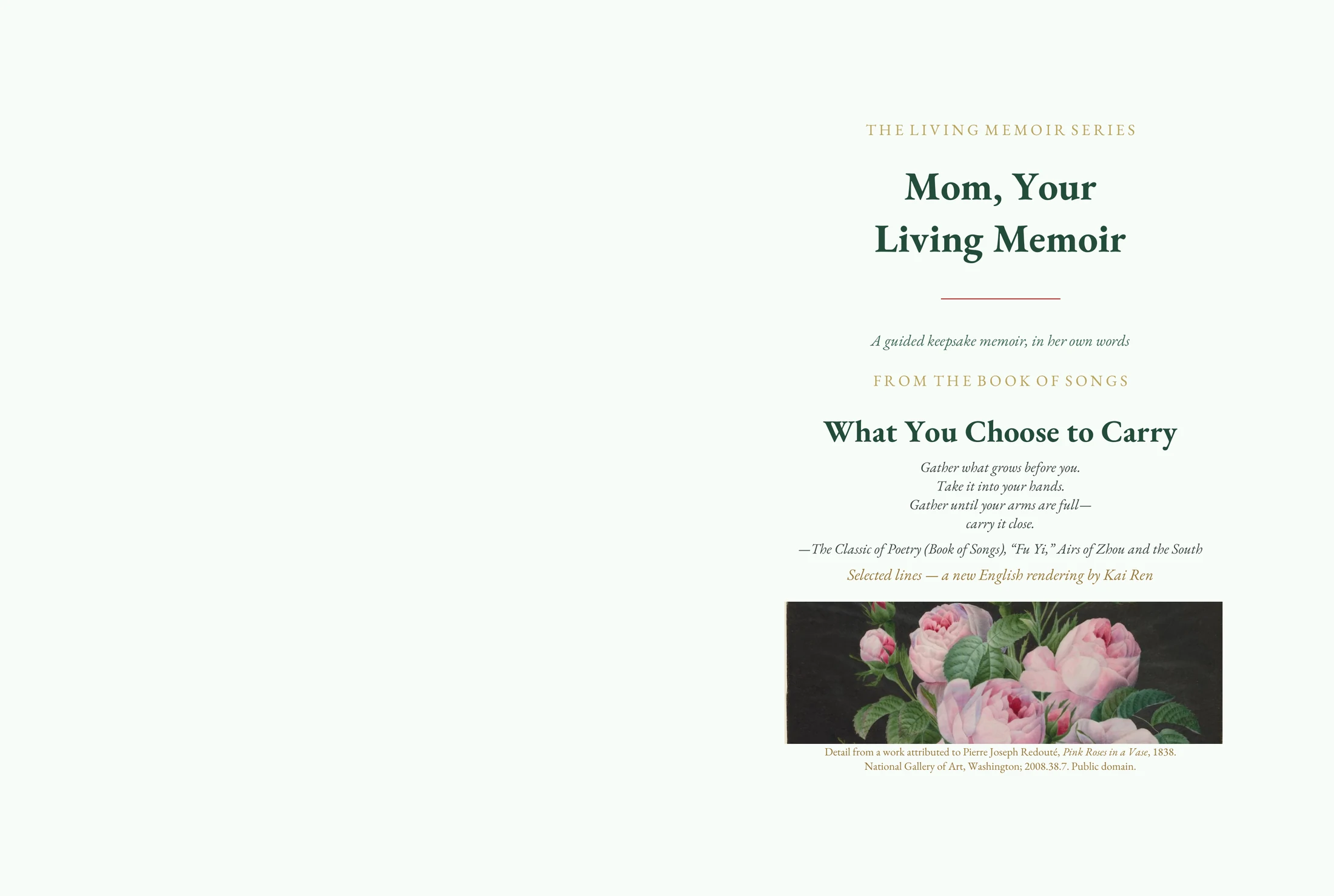 Title and opening pages spread