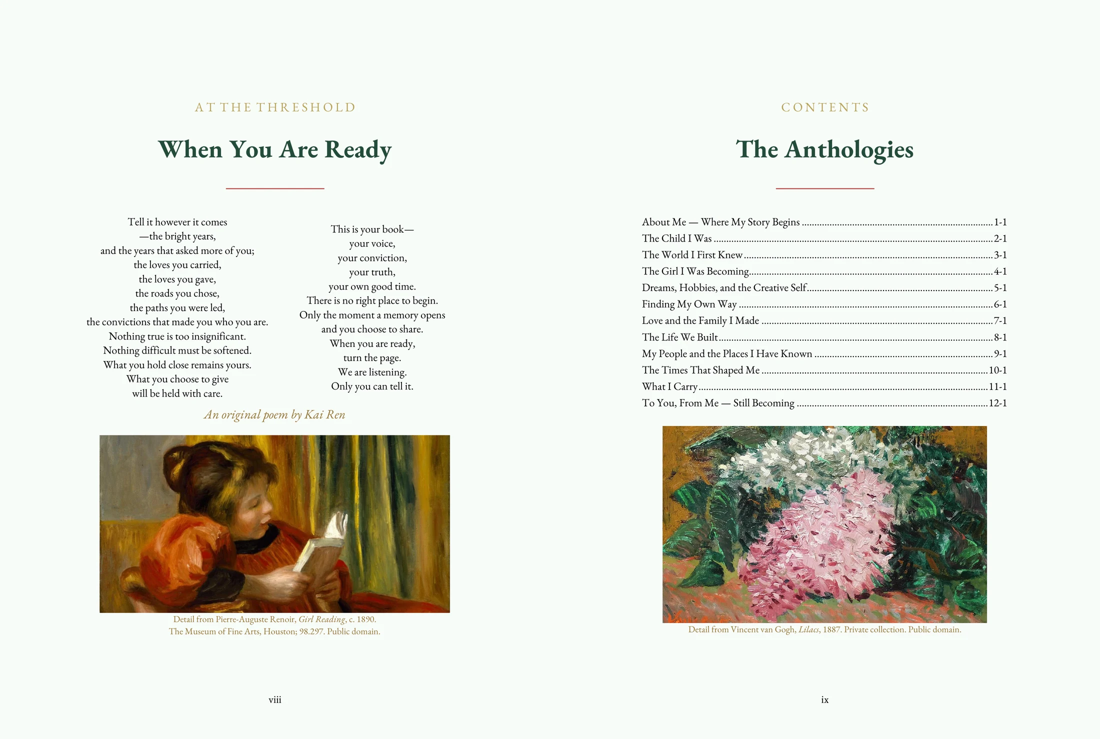 Threshold and contents spread